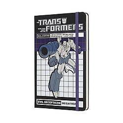 Блокнот Moleskine Limited Transformers середній 13х21 см 240 сторінок в лінію Мегатрон (8058341715215)