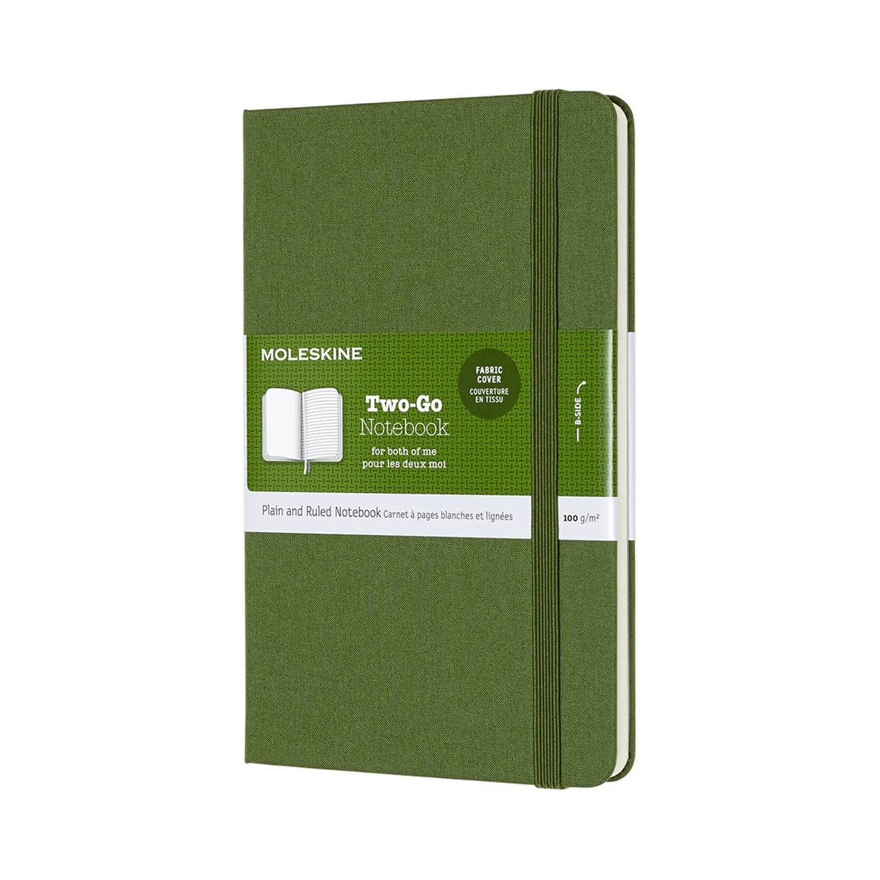 Блокнот Moleskine Limited Two-Go Медіум 11,5х18 см 144 сторінки Трав'яний Зелений (8058647620190)
