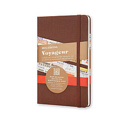 Блокнот Moleskine Вояжер Медіум 11,5х18 см 208 сторінок Коричневий (9788867326150)