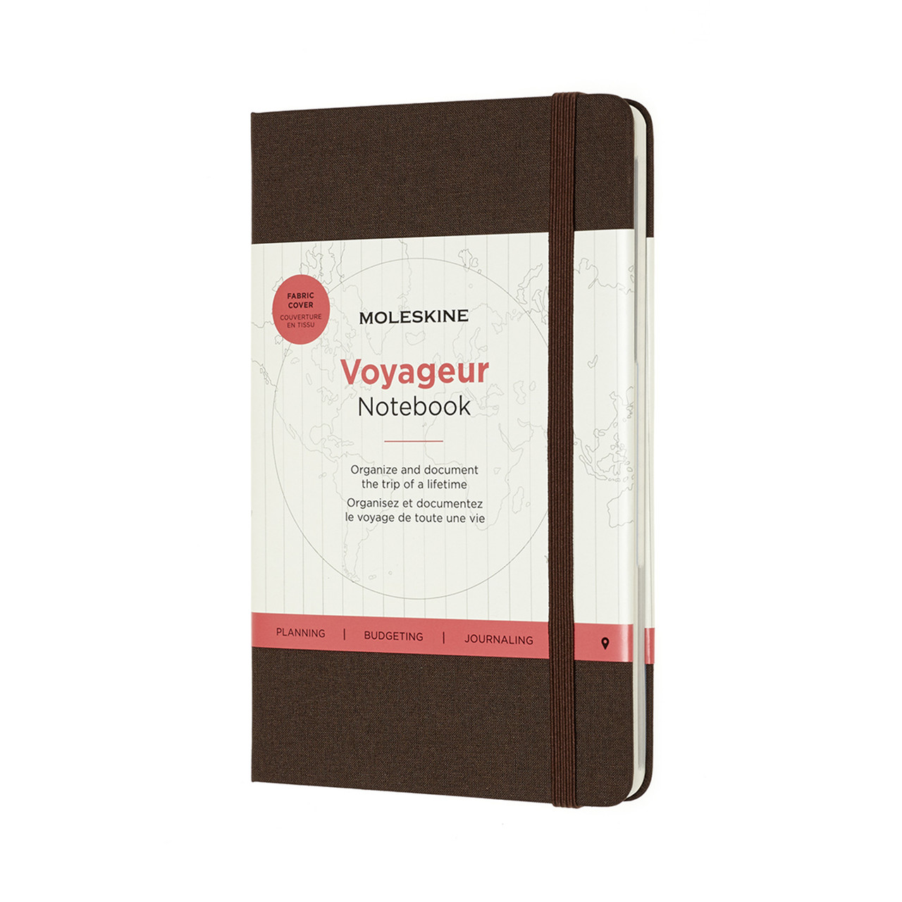 Блокнот Moleskine Вояжер Медіум 11,5х18 см 208 сторінок Кавовий Коричневий (8058647620381)
