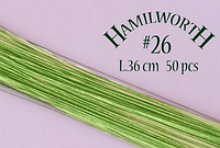 Проволока светло-зеленая Hamilworth №28
