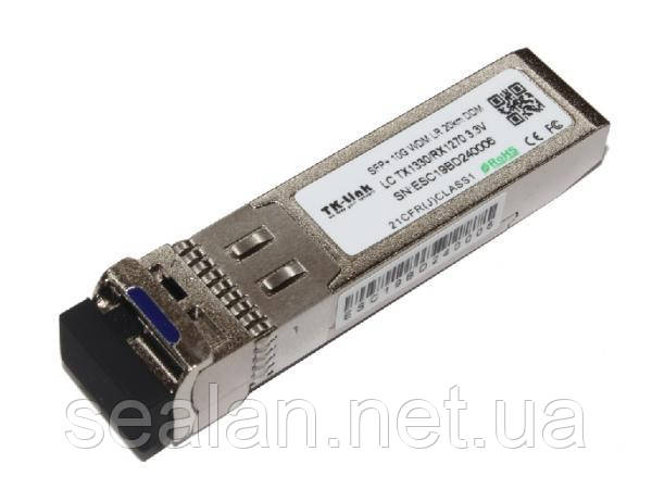 Модуль SFP+ 10G, 20км, WDM, LC, 1330нм, DDМ, TK-link