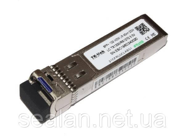 Модуль SFP+ 10G, 40км, WDM, LC, 1330нм, DDМ, TK-link