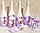 Весільне шампанське декороване з монограмою і квітами (1 пляшка без вартості шампанського), фото 5