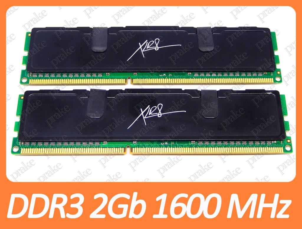 DDR3 4GB (2x2Gb) 1600 MHz (PC3-12800) PNY 2GBH1X02E88824-165-H