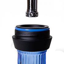 Кальян AMY Deluxe 072.01 Alu Antiqe Berry висота 80 см на 1 персону синій, фото 3