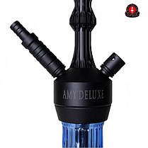 Кальян AMY Deluxe 072.01 Alu Antiqe Berry висота 80 см на 1 персону синій, фото 5
