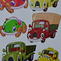 Наклейка детская, дитячі машины, интерьерная Декор № 29