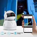 Поворотна Wi-Fi IP-камера безпеки Techege C8 1080P. Danale, фото 4
