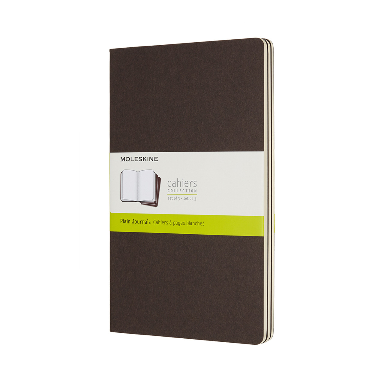 Блокнот Moleskine Cahier Коричневий середній 80 сторінок нелінований 13х21 см (8055002855266)