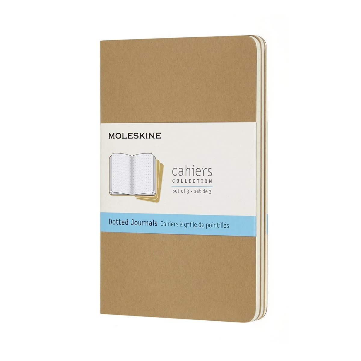 Блокнот Moleskine Cahier кишеньковий 64 сторінки в крапку Бежевий 9х14 см (8058341719244)