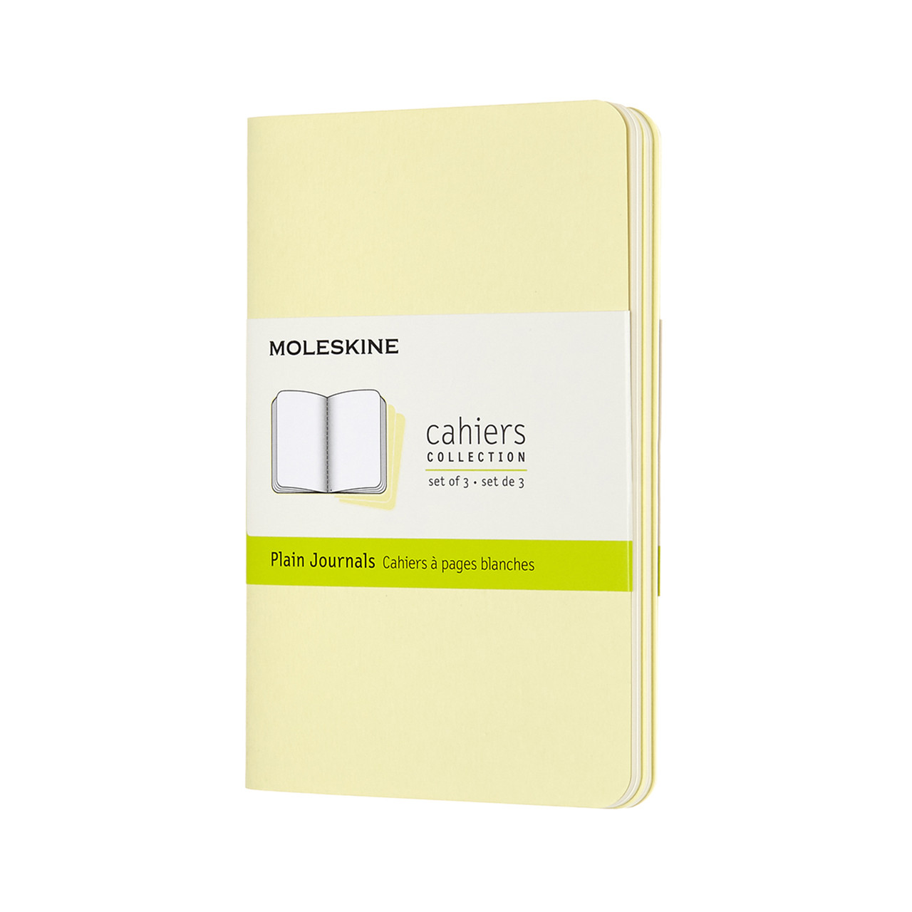 Блокнот Moleskine Cahier кишеньковий 64 сторінки нелінований Ніжний Жовтий 9х14 см (8058647629735)