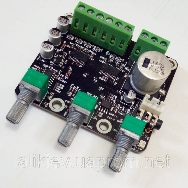 HI-FI Усилитель звука 2.1  2х15, 1х30Вт Д клас 12-24В  с темброблоком, фото 1