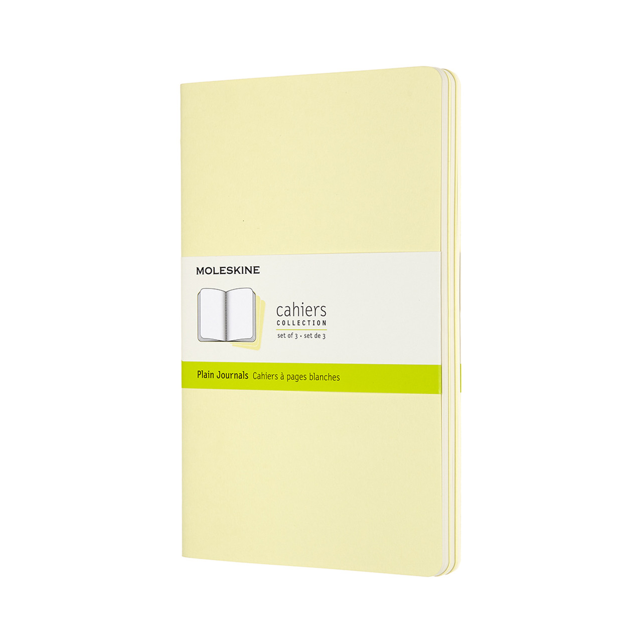 Блокнот Moleskine Cahier середній 80 сторінок нелінований Ніжний Жовтий 13х21 см (8058647629742)