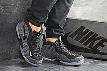 Чоловічі кросівки Nike Air Foamposite Pro,сірі з чорним 41р, фото 2