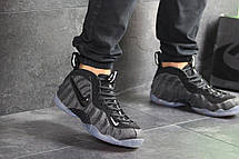 Чоловічі кросівки Nike Air Foamposite Pro,сірі з чорним 41р, фото 3
