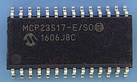 Микросхема ввода/вывода Microchip MCP23S17-E/SO SOP28