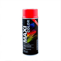 Аерозольна фарба Maxi Color RAL 3020 Червоний 400 мл