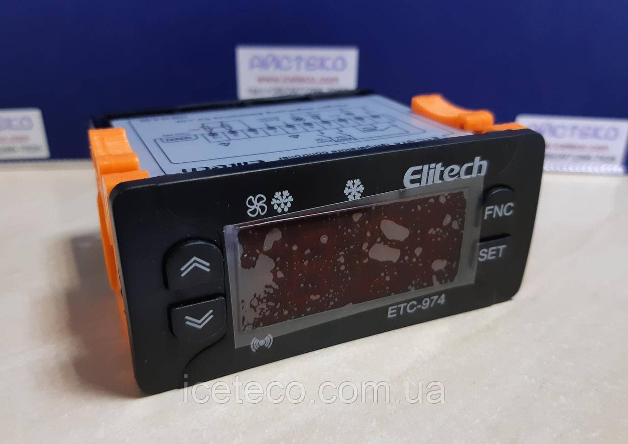 Цифровий контролер Elitech ЄТС-974 220V (2 датчика) (ОПТ)