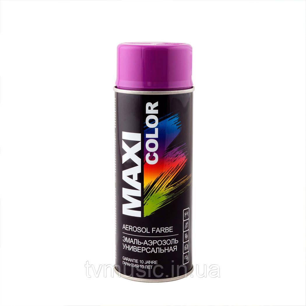 Аерозольна фарба Maxi Color RAL 4008 Яскраво-фіолетовий 400 мл