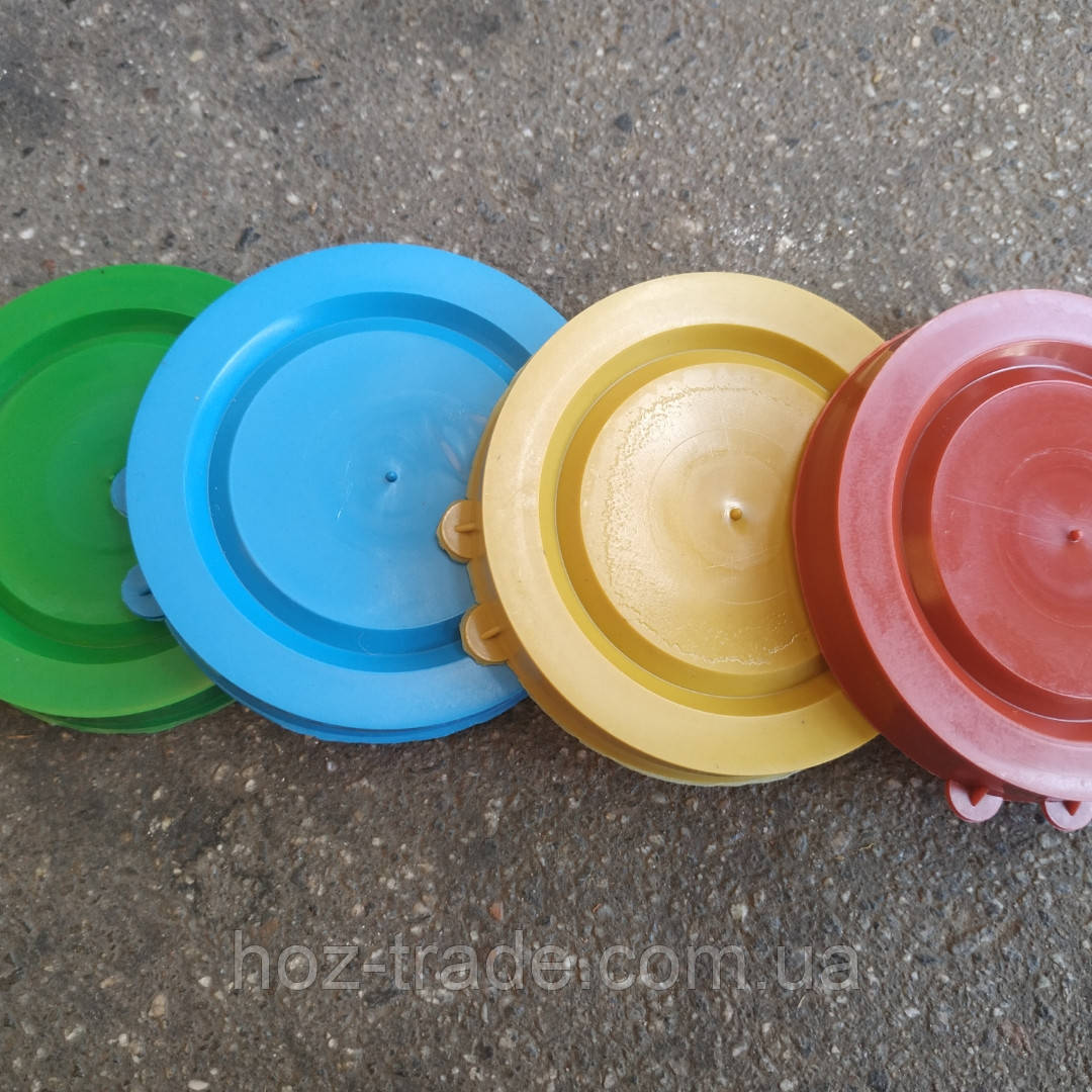 Кришки для банок кольорові капрон — мішок 200 шт., фото 1