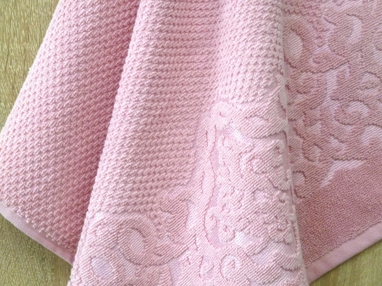 Махровий рушник для обличчя NADIR 50х90 см, (100% бавовна Туреччина) рожевий, 50х90 см