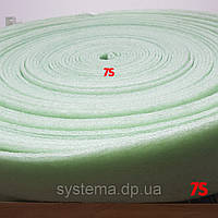 Демпферна стрічка 5х150 мм для стяжок і теплих підлог з спіненого поліетилену, рулон 50 м