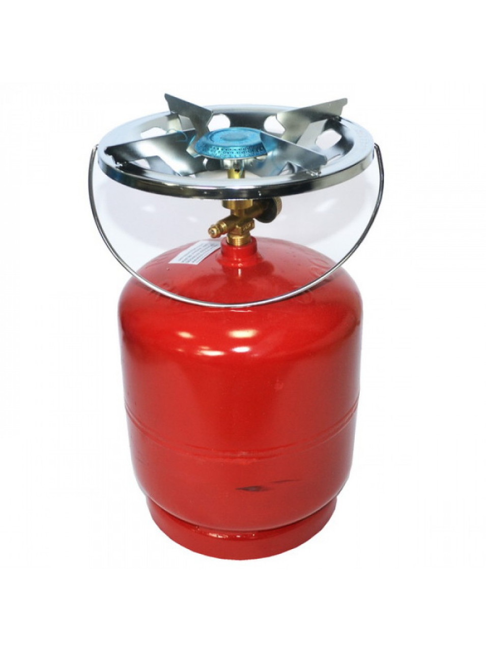 Баллон газовый бытовой 8 л. бутан с горелкой