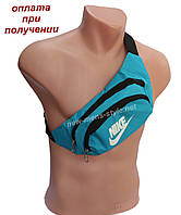 Чоловіча спортивна тканинна сумка слінг бананка на пояс через плече груди Nike