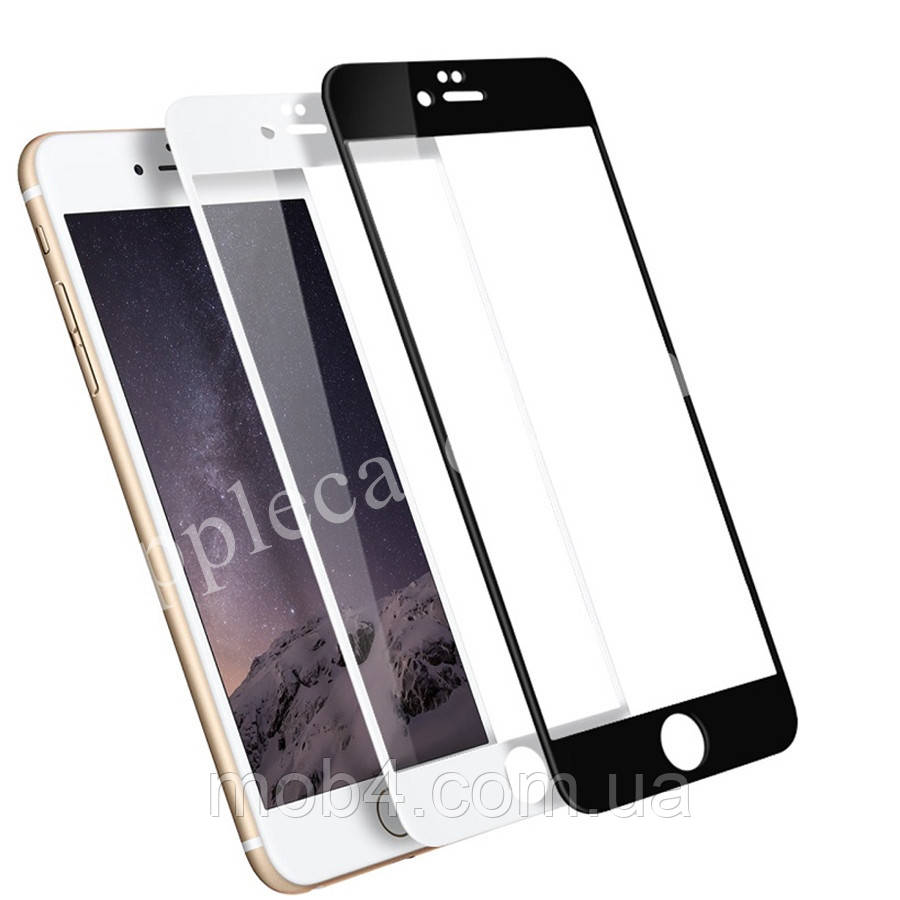 Захисне скло 3D для Apple iPhone 6 Plus / 6s Plus (чорне і біле)