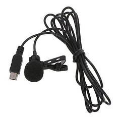 Петличний мікрофон Alitek RT-115 Mini USB для Gopro Hero 3, 3+, 4