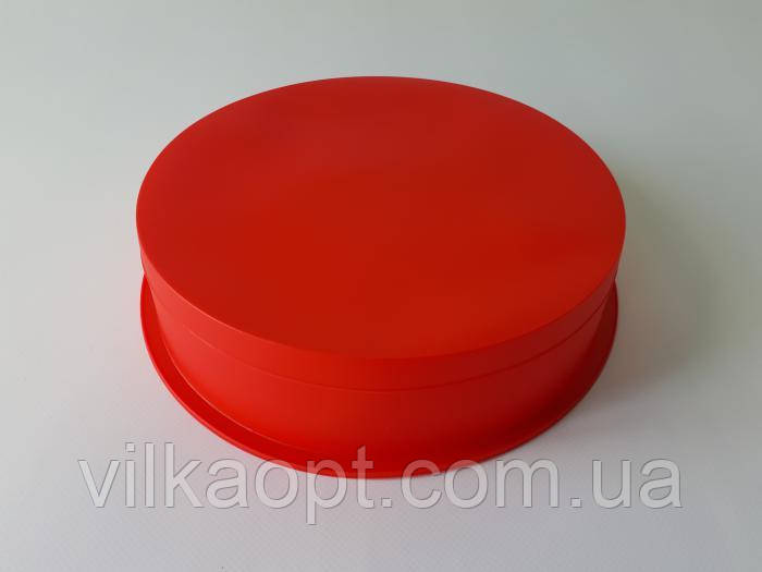 Форма кругла силіконова кондитерська для випічки пирога d 22 cm h 5,5 cm