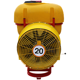 Садовий навісний обприскувач 200 л оприскувач з вентилятором