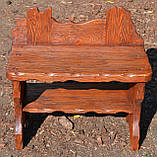 Лавка в передпокій із натурального дерева, фото 2