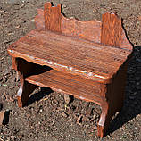 Лавка в передпокій із натурального дерева, фото 3