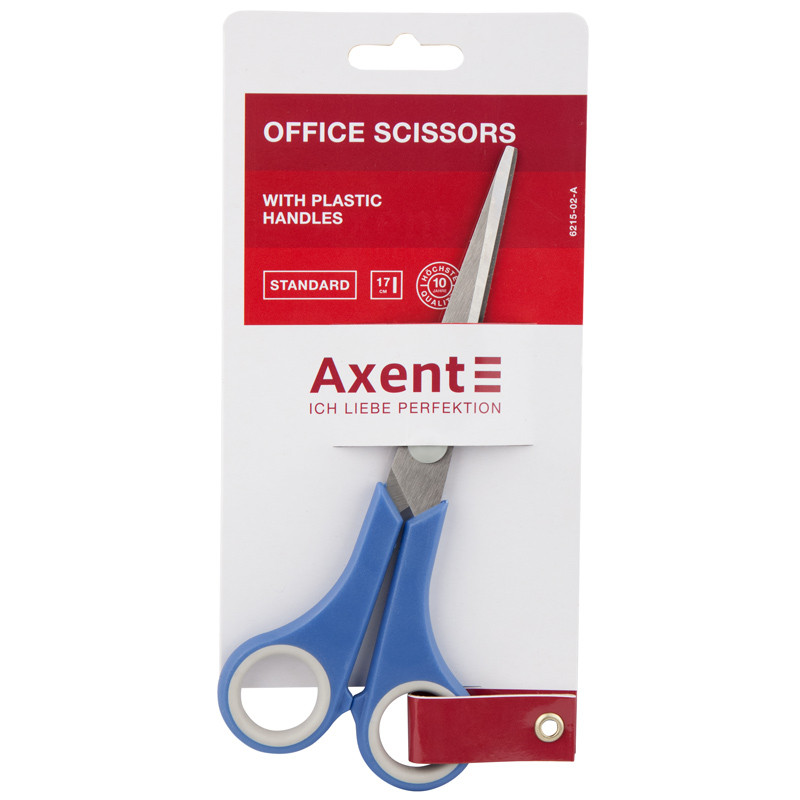 Ножиці Axent Standard 6215-02-A, 17 см, сині