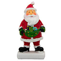 Декоративная фигурка - Дед Мороз с подарками, 11 см, красный с белым, полистоун (001552-2)