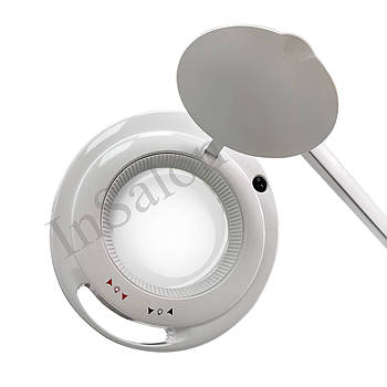 Лампа лупа 6017-H-8 60 SMD LED 3D (3 діоптрії) 1-12W 2 кольори з регулюванням яскравості "холодного" та "теплого" світла