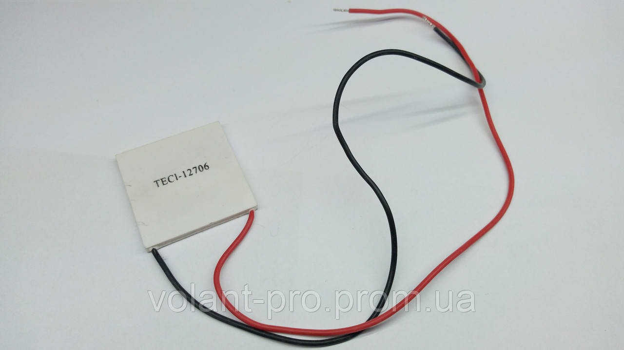 Елемент Пельтьє, TEC1-12706, 12 В, 60 Вт., фото 1