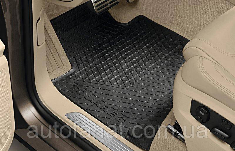 Килимки Volkswagen Touareg (7P) 2010-2017 гумові в салон оригінал (7P1061500041), фото 1