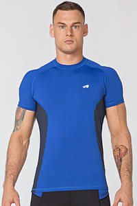 Компресійна спортивна футболка Rough Radical Fury Duo SS (original), чоловічий рашгард з коротким рукавом Чоловічий, XL, Синій
