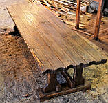 Лавка з натурального дерева, фото 2