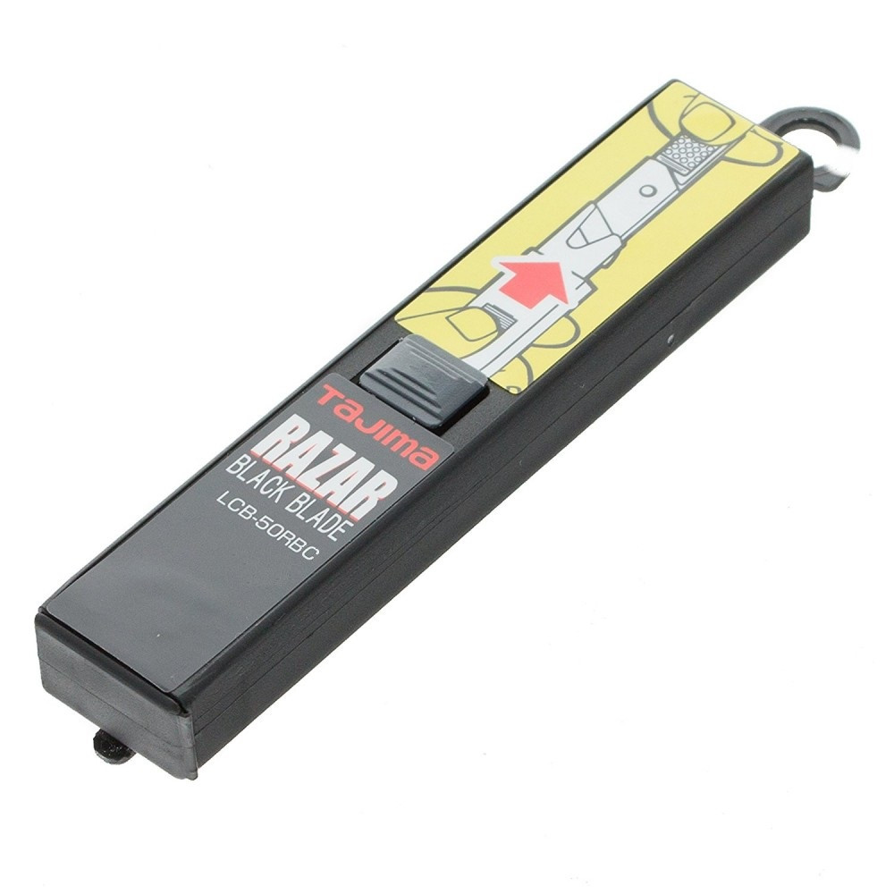 Сегментні леза Tajima LCB50RBC Razar Black Blades, кут нахилу 60°, 18 мм (10 шт.), фото 1