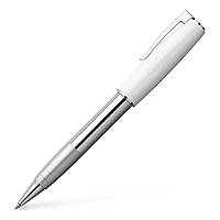 Ручка ролер Faber-Castell LOOM Piano white, корпус білий, 149275