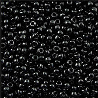 Бісер чорний.Розмір 2мм. Ціна за 10гр