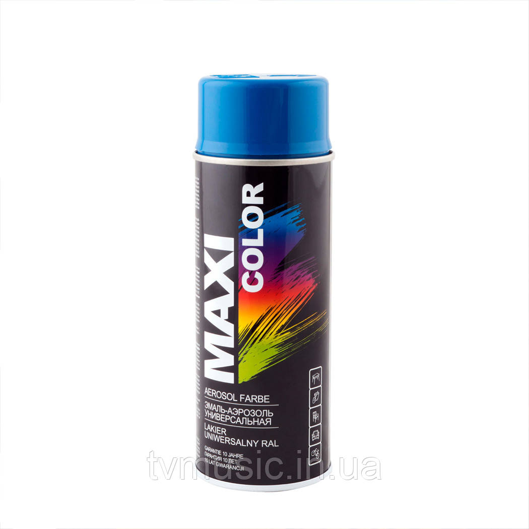 Аерозольна фарба Maxi Color RAL 5010 Темно-синій 400 мл