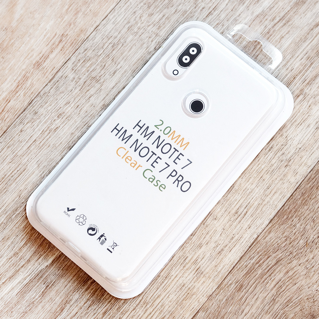 Прозорий силіконовий чохол для Xiaomi Redmi Note 7