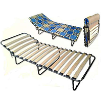 Розкладачка на ламелях з регульованим підголівником «Нова»