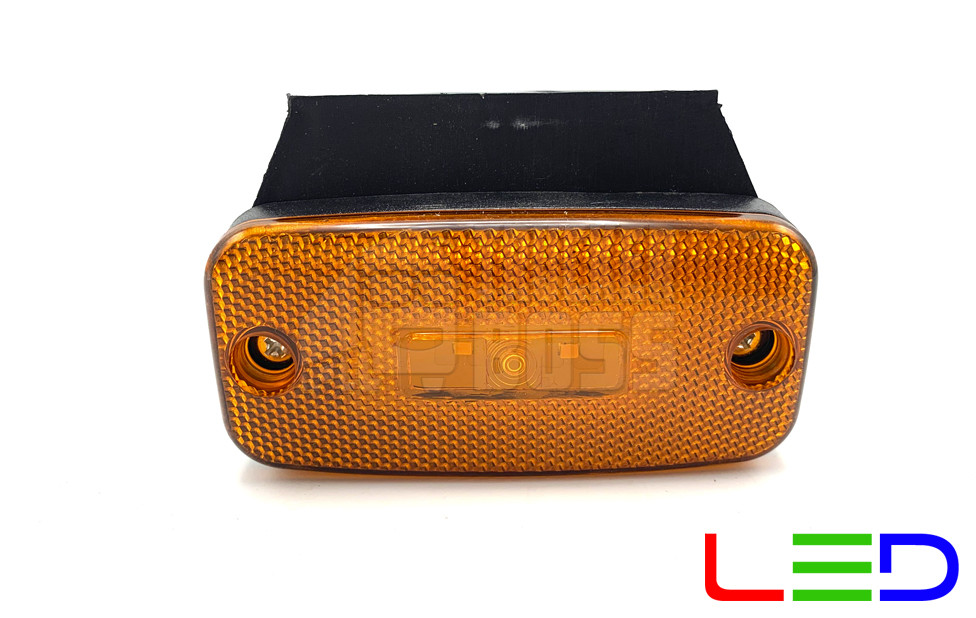 Фонарь габаритный на прицеп с кронштейном Желтый 24v LED: продажа, цена ...