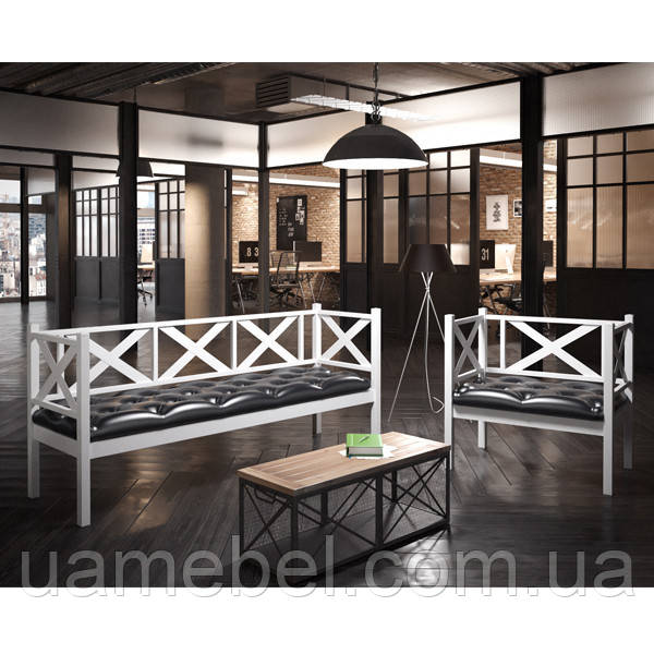 Крісло і Диван 3-х місний Грін Трик ЛОФТ